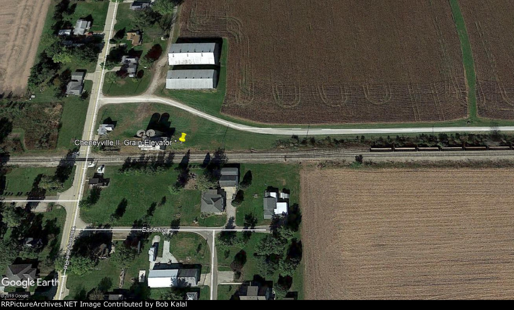 Cheneyville Il. Grain Elevator Aerial
