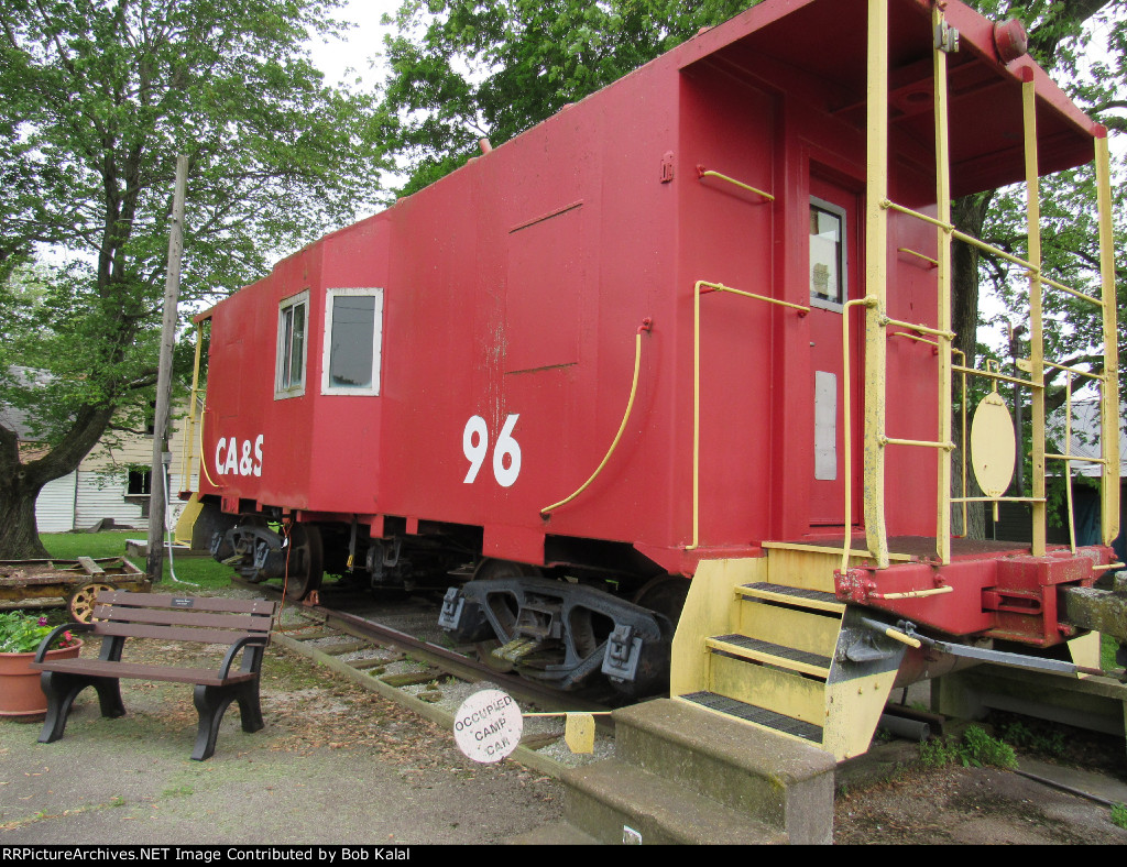 Chicago Attica & Southern 96 Monon 70 EX Louisville & Nashville 6233 Caboose