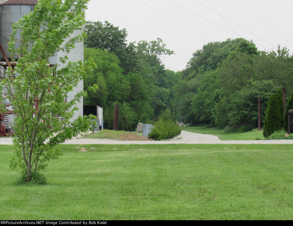 Chicago Attica & Southern  Station Looking North where Tracks were at