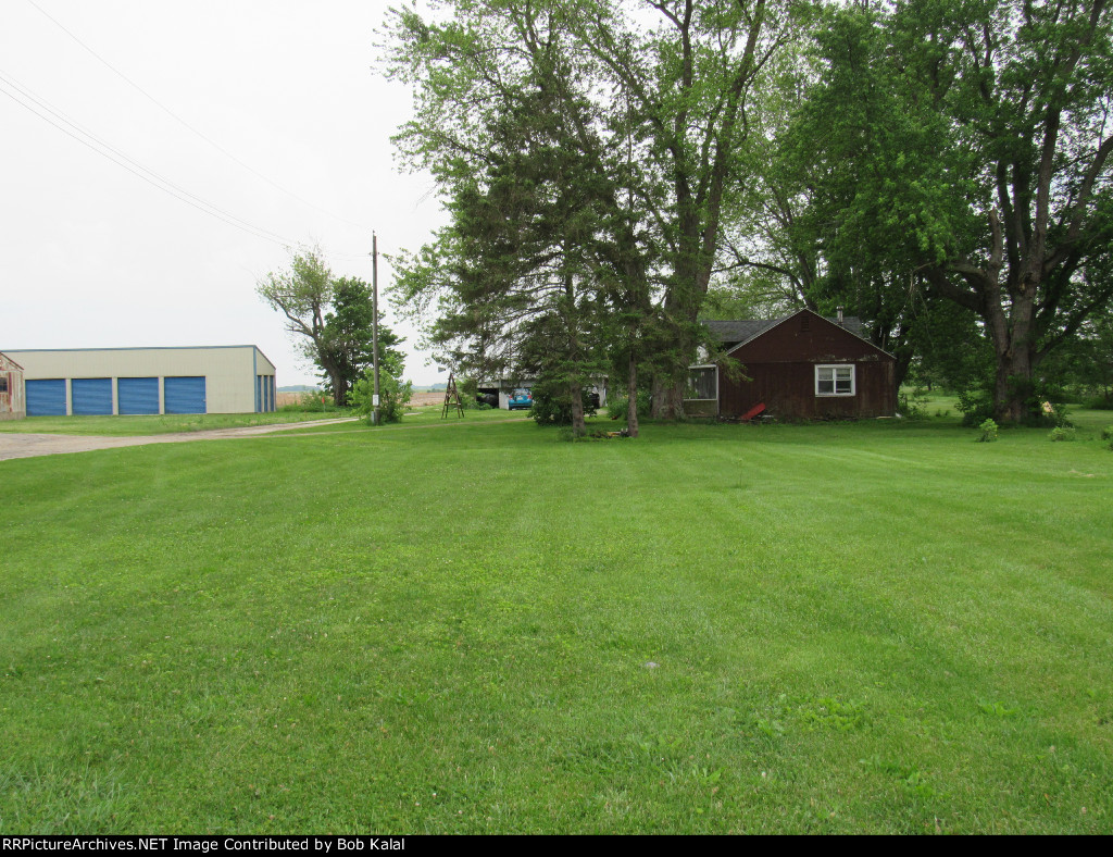 Chicago Attica & Southern  Station Looking South where Tracks were at