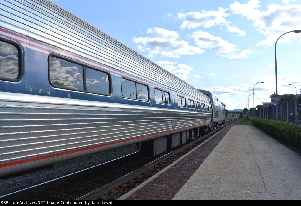 Amtrak Train # 43 at Altoona Station-looking west