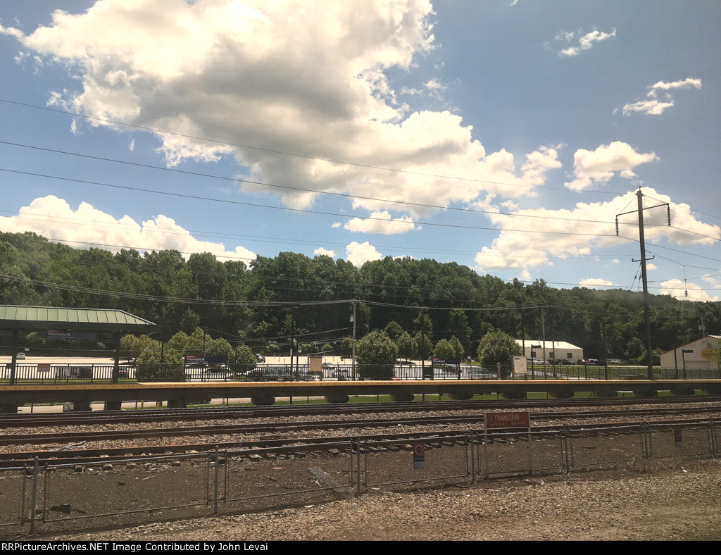 Passing Thorndale Station