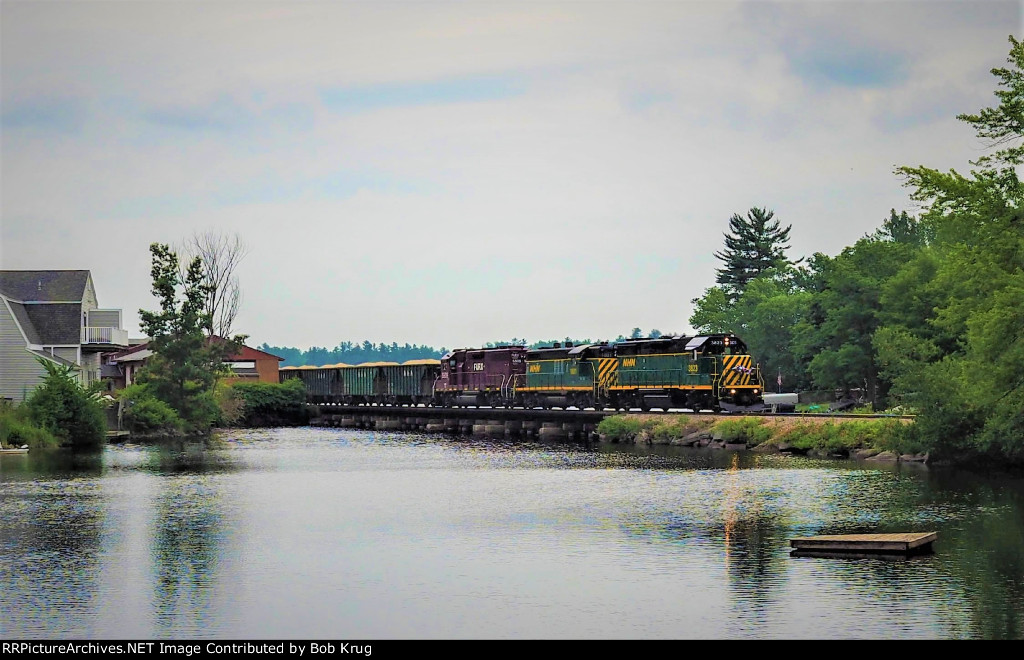 Across the bridge into Maine