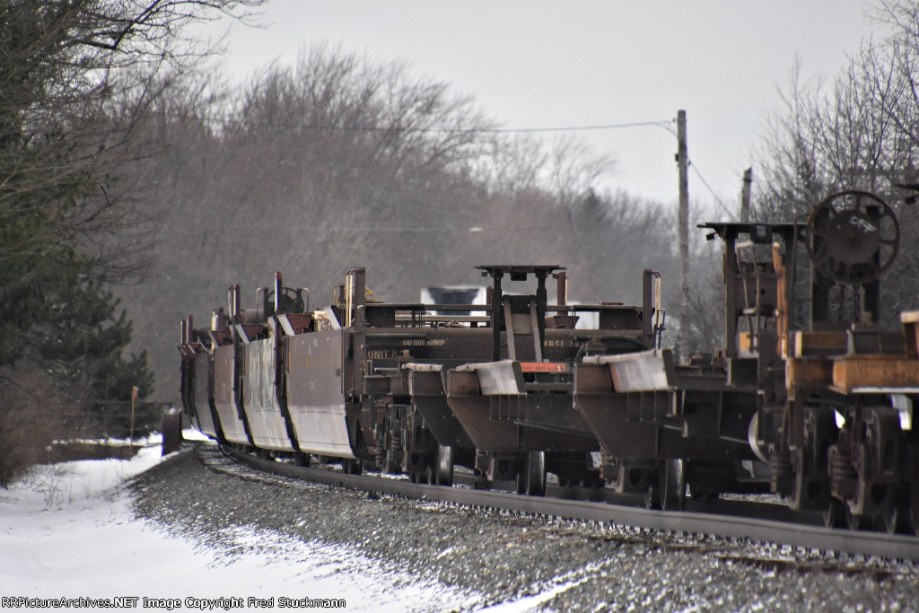 A long string of empties and then some doubles.