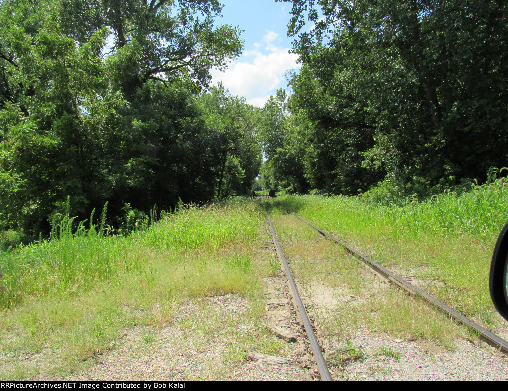 Cameron Lane Keokuk Junction Railway Crossing Looking South
