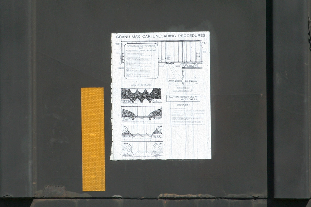Granu max car unloading procedure