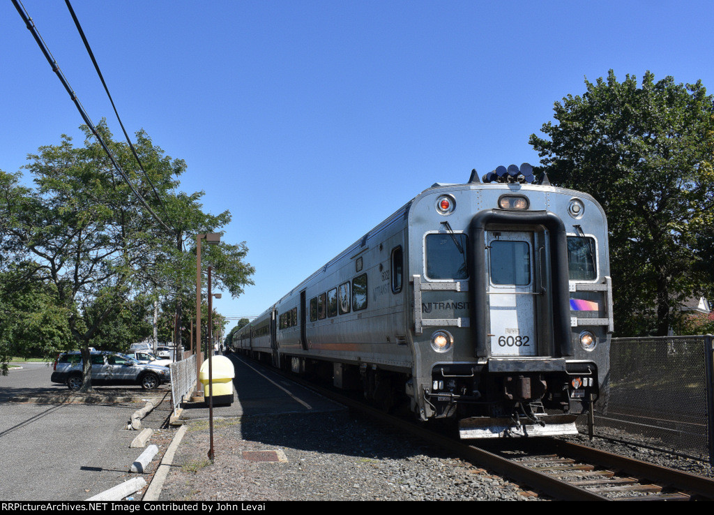 NJT Train # 4729 stopped at Spring Lake Station with a Comet Set.