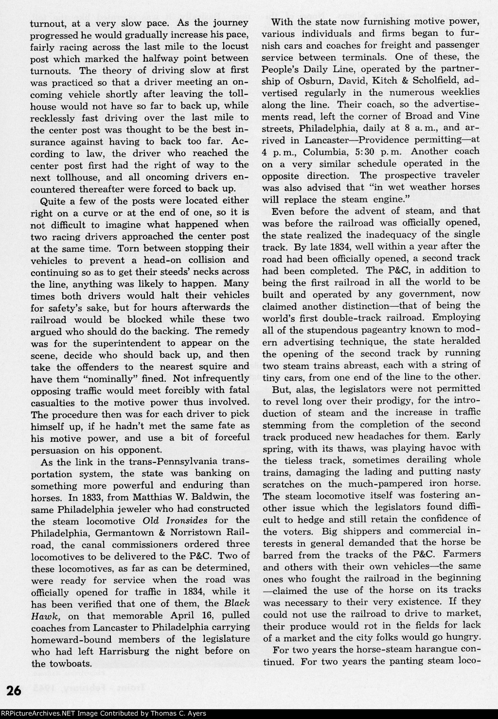 "And Still The Hens Are Laying," Page 26, 1945