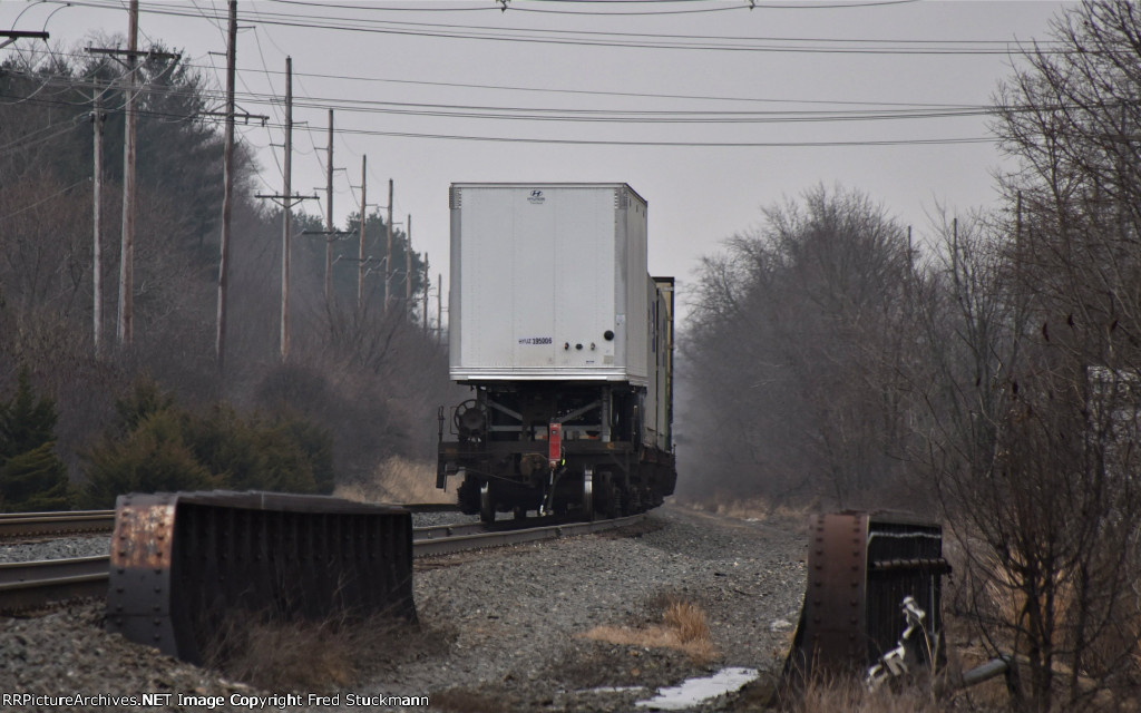 The bridge used to house a spur to a lumber yard.