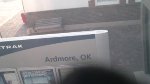 Ardmore, OK Amtrak station sign