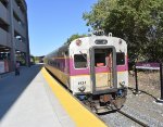 MBTA Cab Car trailing Train # 1155 at Salem Station