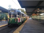 T Green Line at Riverside Station