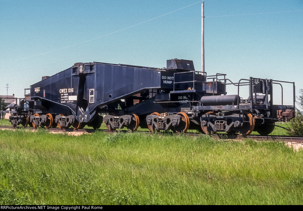 CWEX 1016, Commonwealth Edison 12-axle Transformer Car on the ATSF