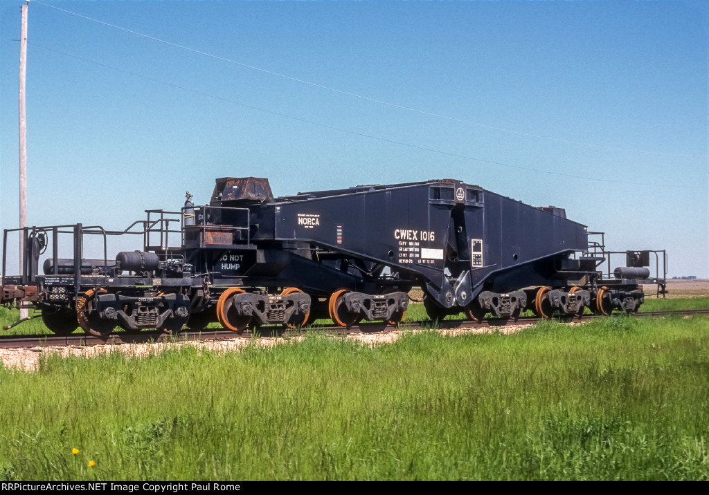 CWEX 1016, Commonwealth Edison 12-axle Transformer Car on the ATSF
