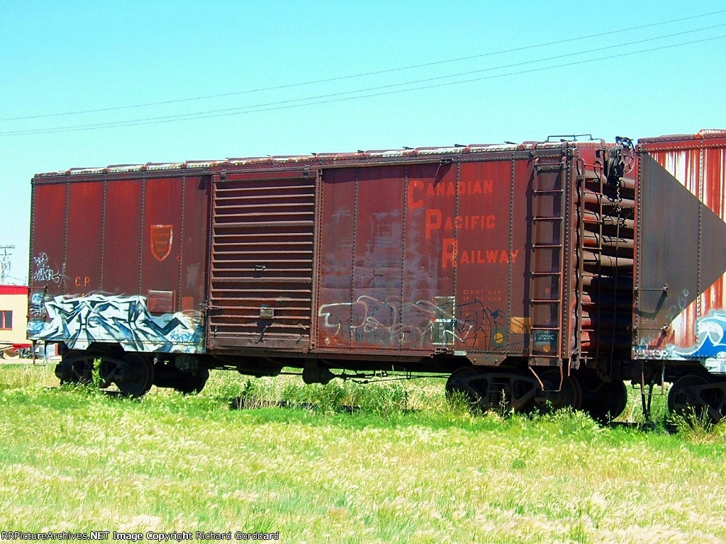 Old CPR box car