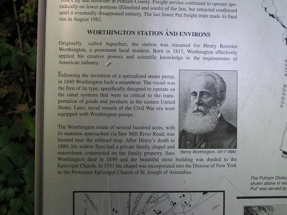 Worthington Station Marker