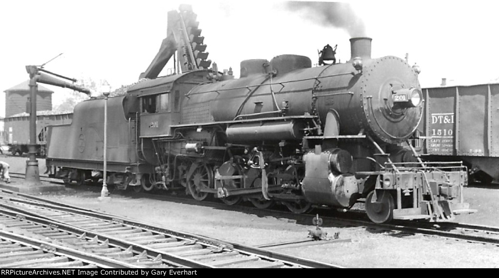 DTI 2-8-0 #201 - Detroit, Toledo & Ironton