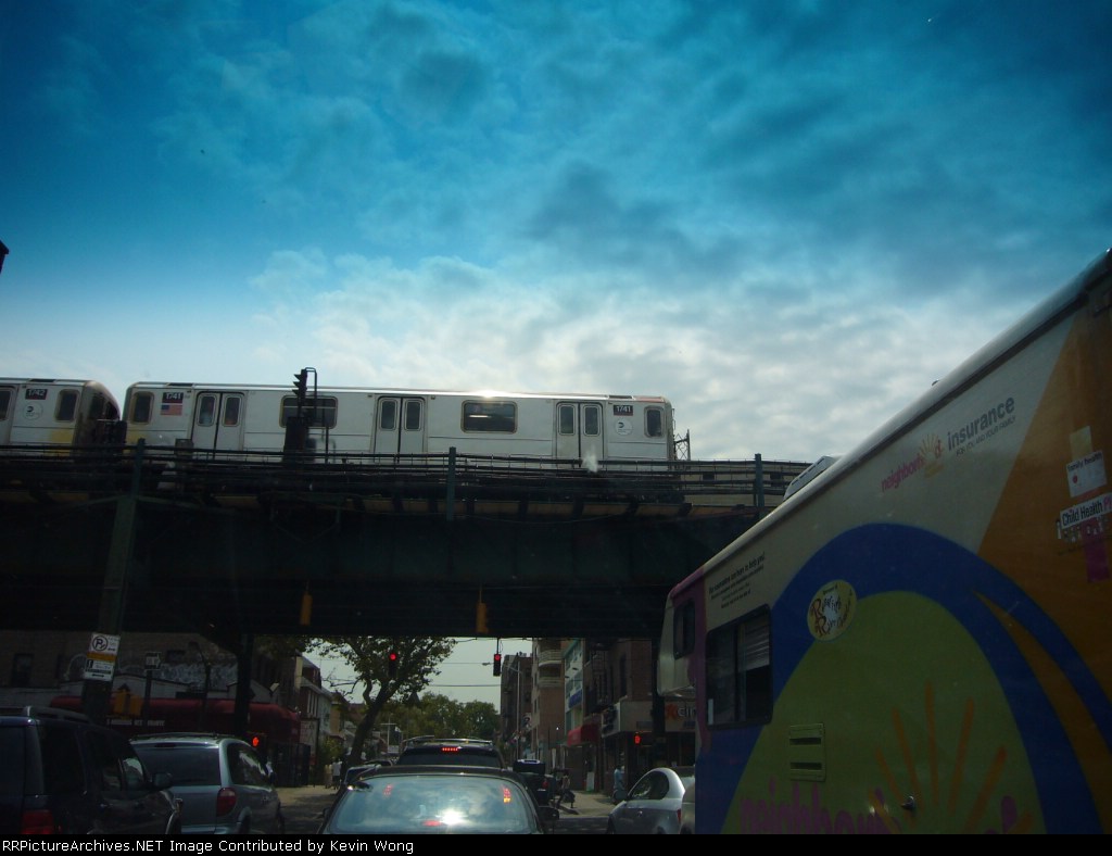 R62A 1741 leads a southbound local