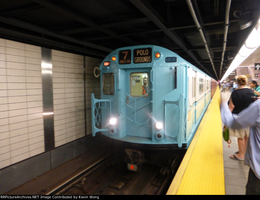 NYCT IRT World's Fair R33 single unit 9307