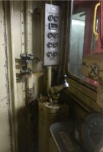 Cab of IRT Main Line R33 9206