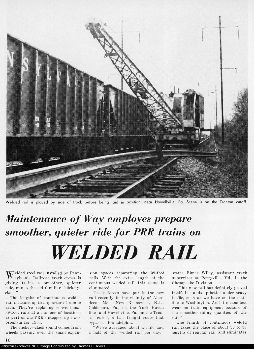 "Welded Rail," Page 18, 1964