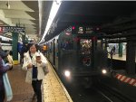 NYCMTA Vintage Holiday Train at 125th Street Station