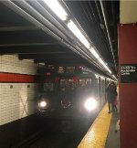NYCMTA 2019 Holiday Vintage Subway at 47-50th Street-Rockefeller Station