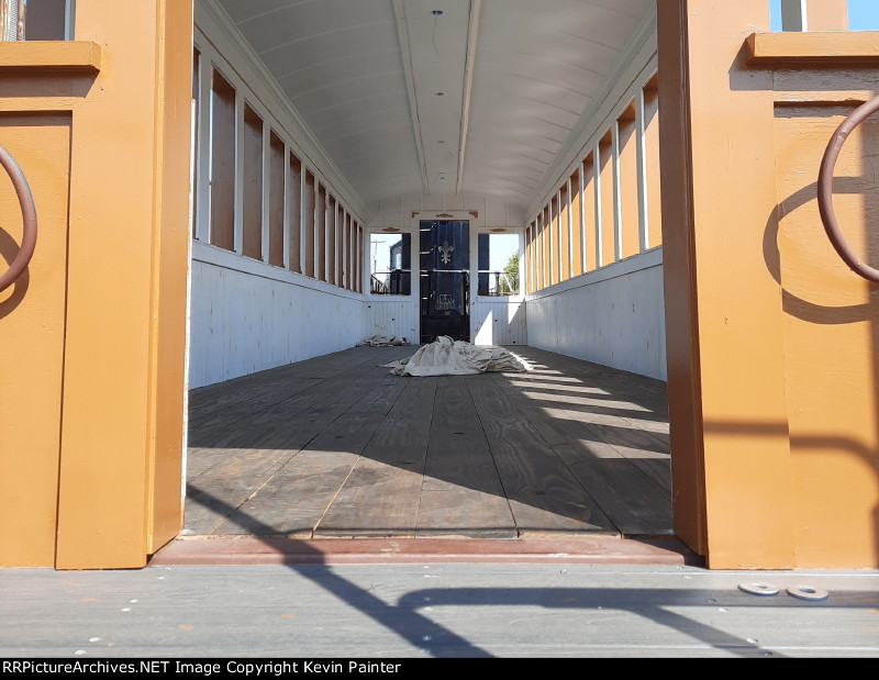 New coach interior progress