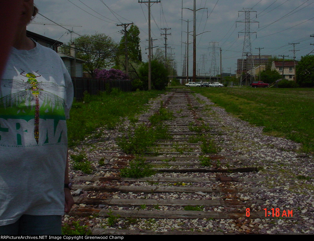 What Remained of the CNW Right-of-Way in Skokie, 2006