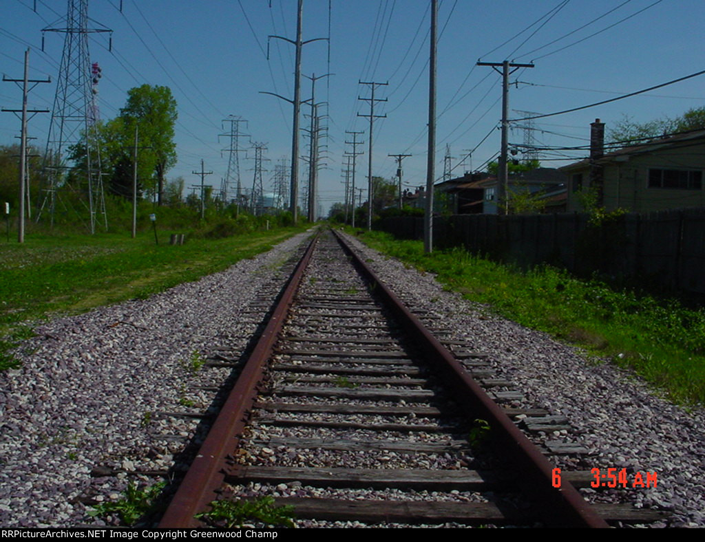 What Remained of the CNW Right-of-Way in Skokie, 2006