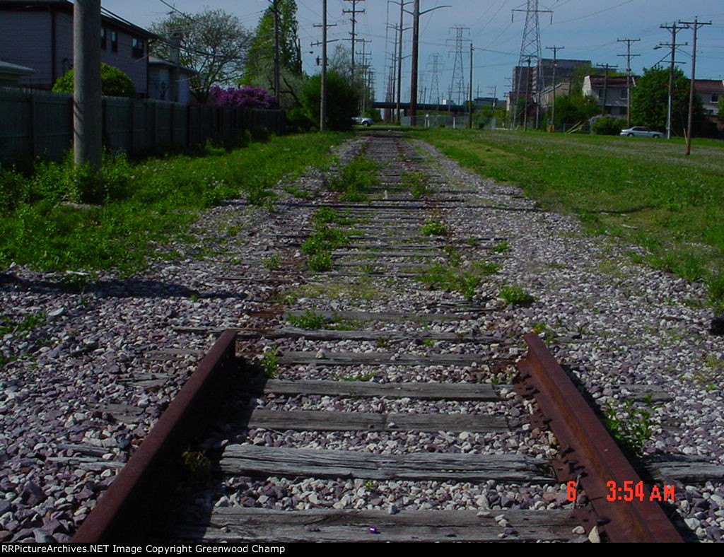 What Remained of the CNW Right-of-Way in Skokie, 2006