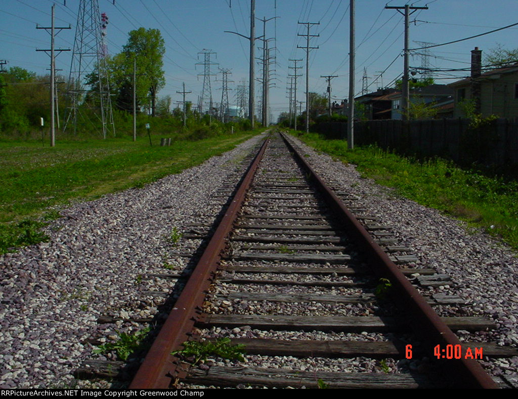 What Remained of the CNW Right-of-Way in Skokie, 2006