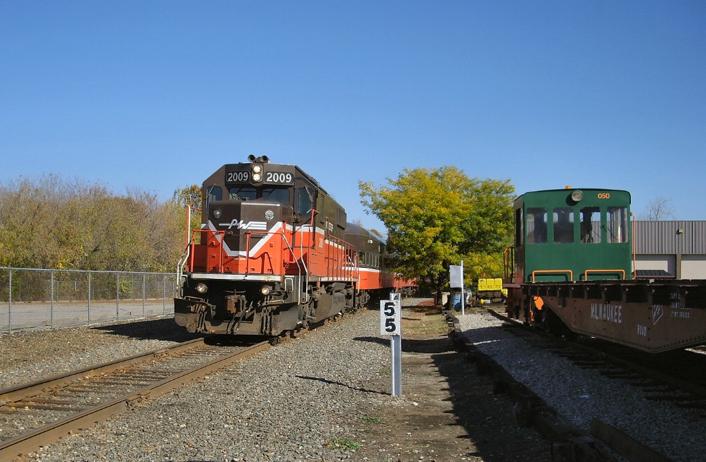 Shopper's Special at mile 55 along the Providence and Worcester's Norwich Mainline