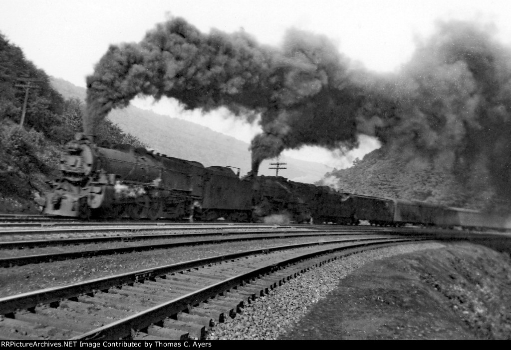 PRR Westbound Passenger Train, c. 1952
