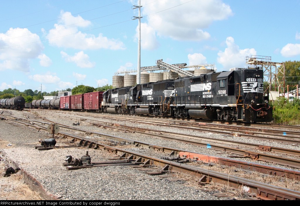 350 sputters into the yard