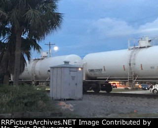 White Tank Cars