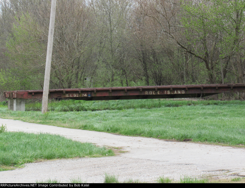 Rock Island Flat Car RI 92874