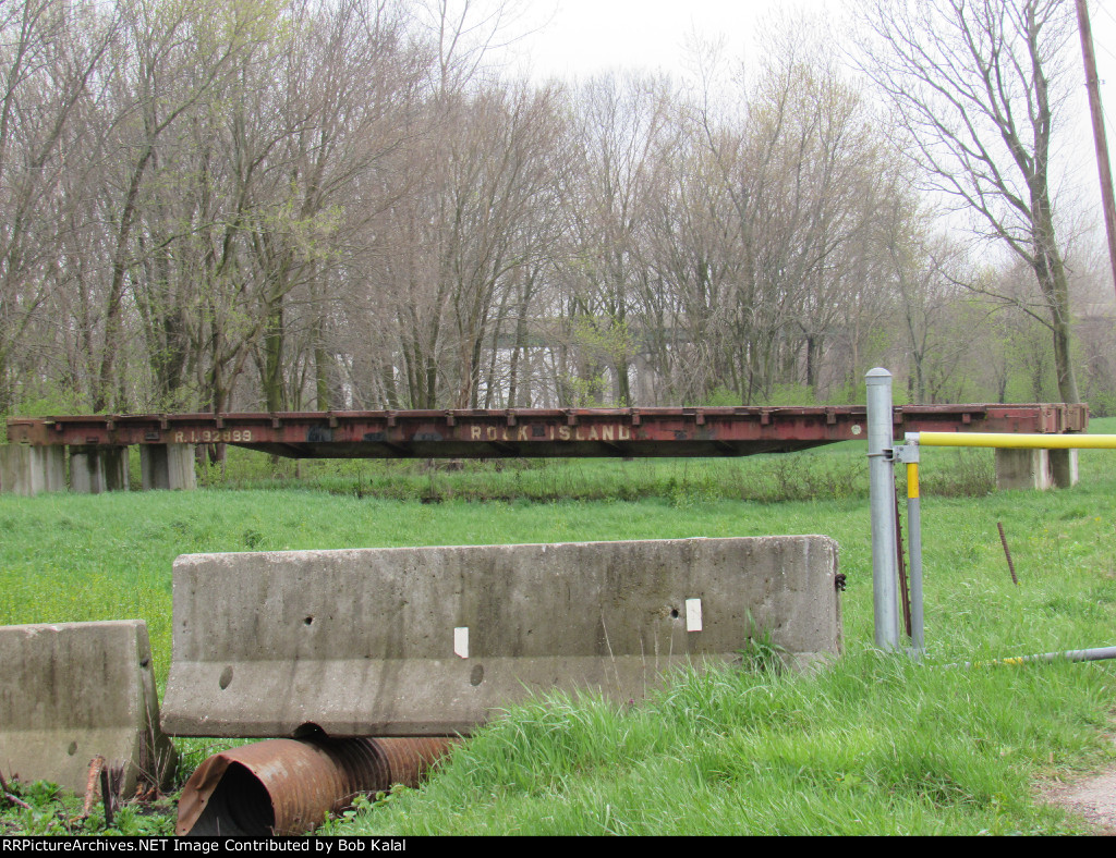 Rock Island Flat Car RI 92889