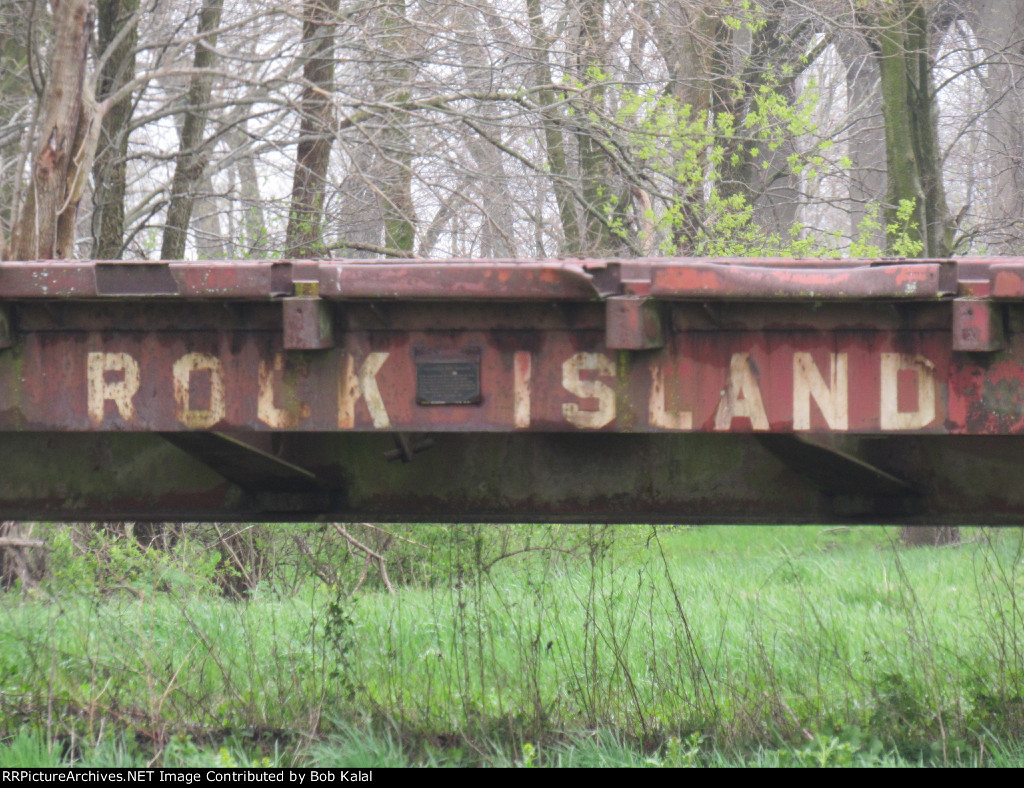 Rock Island Flat Car RI 92889