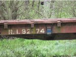 Rock Island Flat Car RI 92874