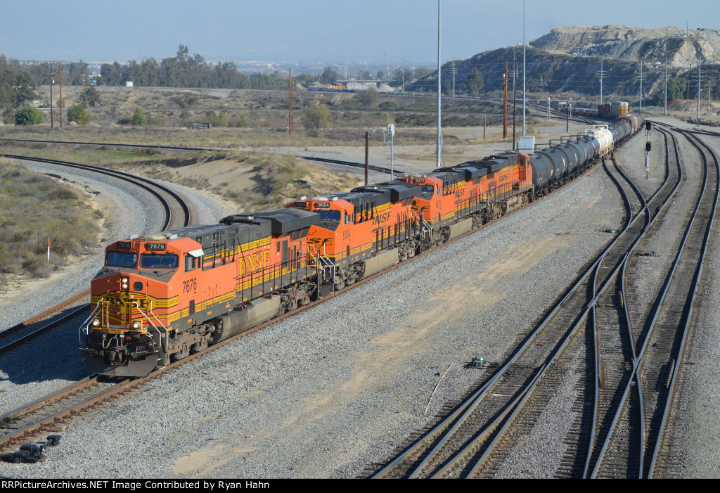 BNSF Freight on UP Rails at Colton