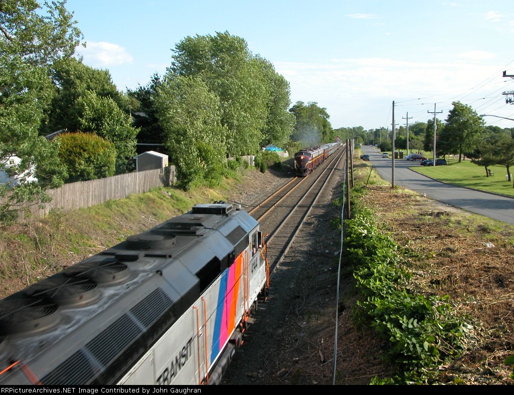A chance meet on the Coast Line