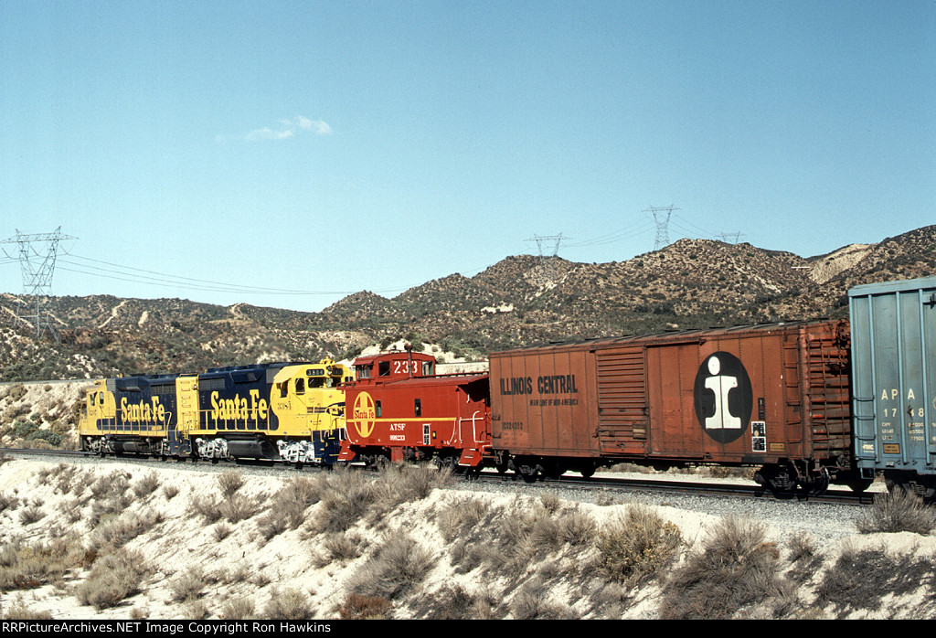 ATSF 3276, ATSF 3384, and ATSF 999233