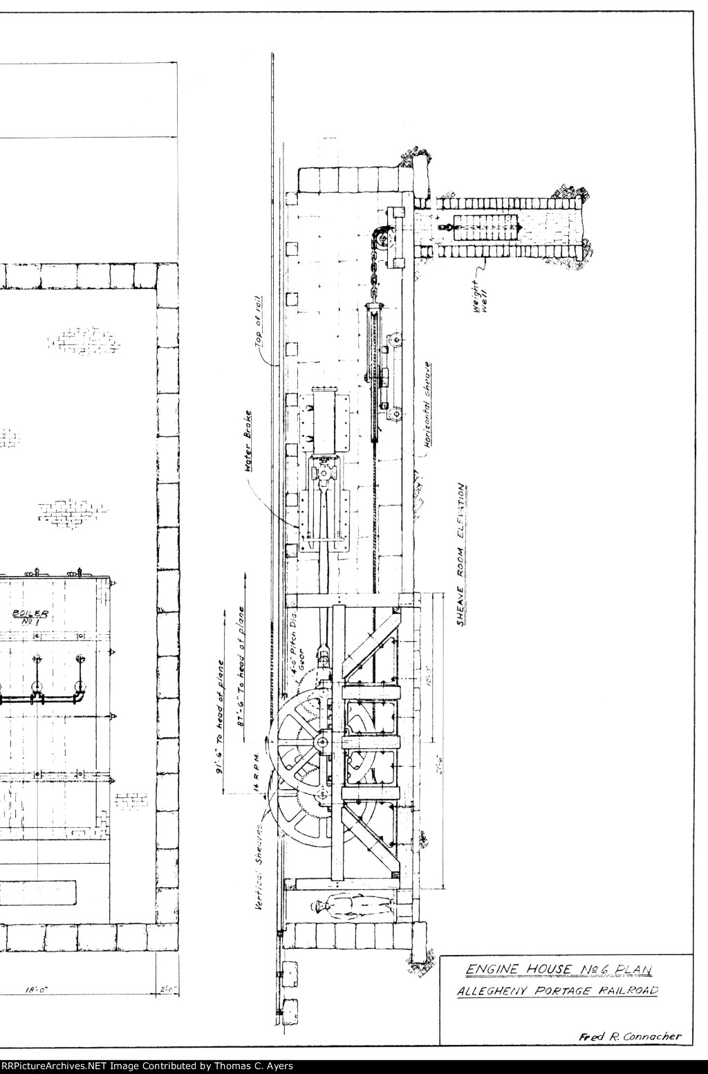 "Allegheny Portage Railroad, Engine House, Frame 3, 1833