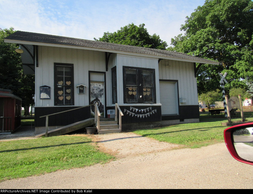 Emden Il. Illinois Central Gulf, Illinois Central Station