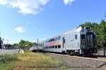 NJT Train # 1724 departs Ramsey Main St Station heading from Suffern to Hoboken. 