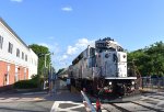 NJT GP40PH-2 # 4207 pullings its train of Comet IIs and IVs out of Ramsey Station