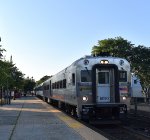 NJT Train # 1728 arriving to Ramsey Main St Station
