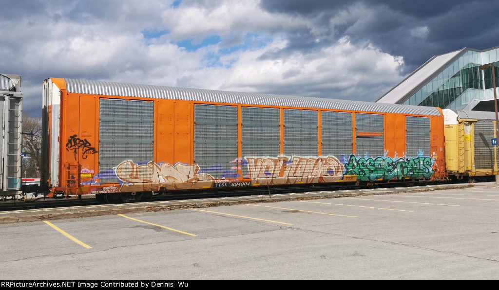 BNSF 28665 (Body) TTGX 694904 (Flat)
