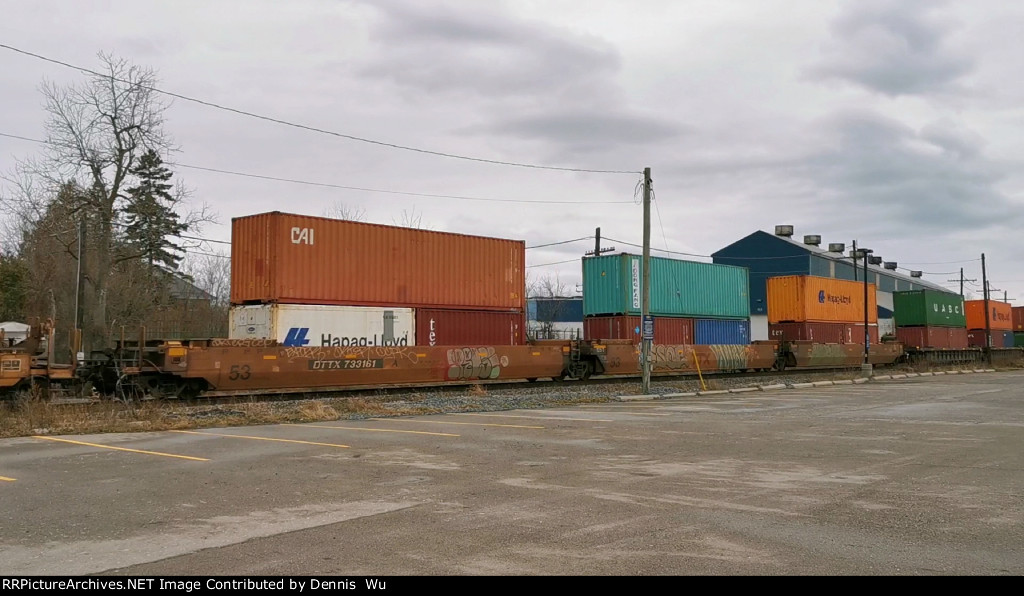 DTTX 733161 (Triple Well Car Altogther)